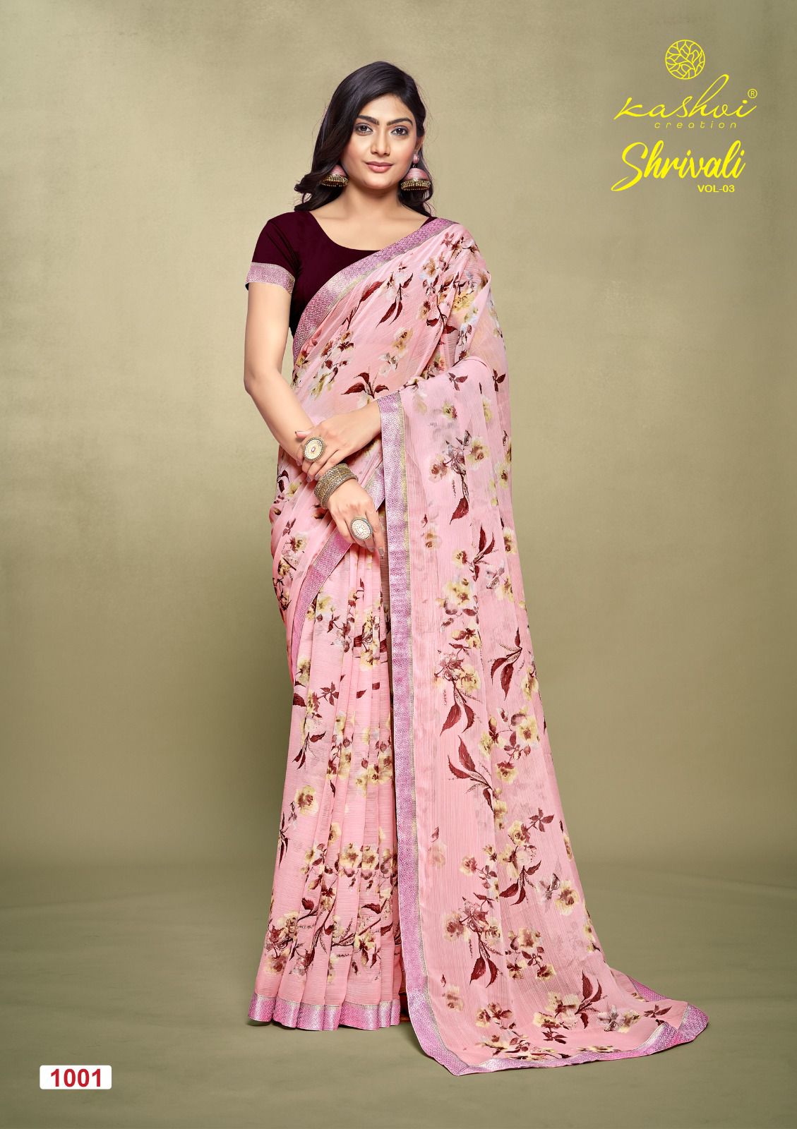 Shrivali Vol 03 By Kashvi White Cat Printed Sarees Wholesale Price In Surat